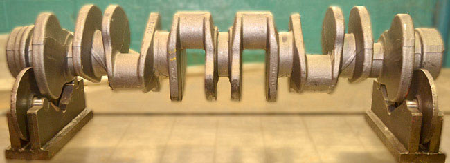 twisted crankshaft